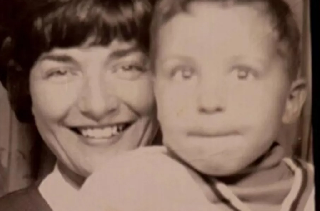 Mark Stuart and mother